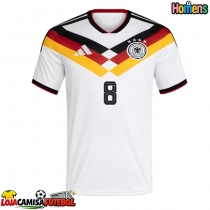 Camisa de Futebol Alemanha Leon Goretzka #8 Equipamento Principal Mundo 2026 Manga Curta